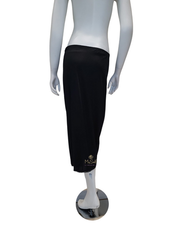 Slimit SLM2570 32" Black Slimit Nylon Anti Cling Half Slip myselflingerie.com